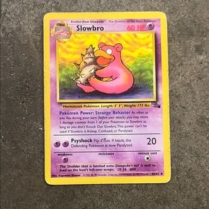 Slowbro Pokémon Trading Card - Vintage